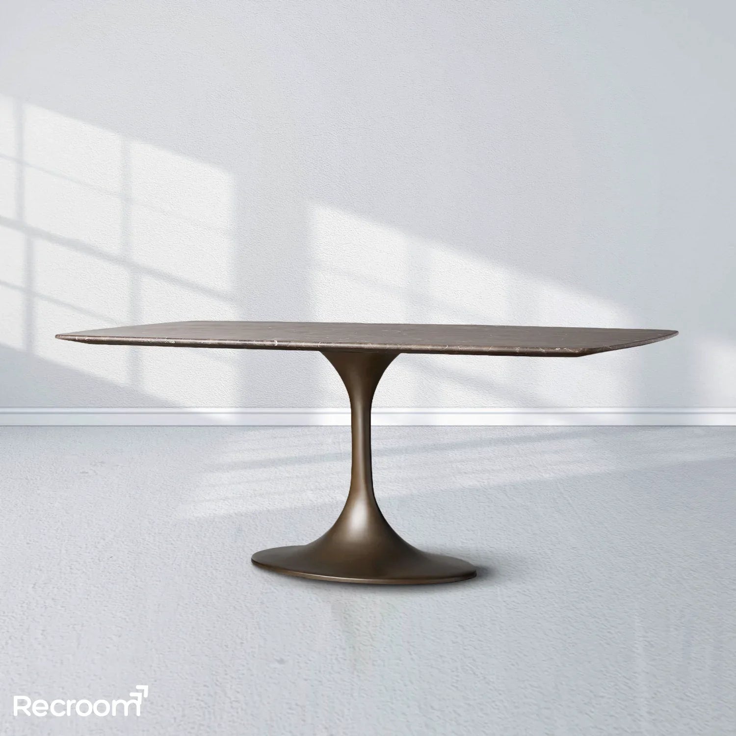 San Germani Stone Dining Table with Launette Base - Zonesus