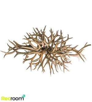 71" Long Antlers Deer 10 Light Oblong Chandelier - Zonesus
