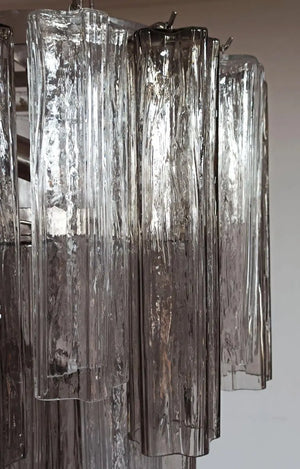 Murano Chandelier – 62 Tubes – Smoked/Transparent - Zonesus
