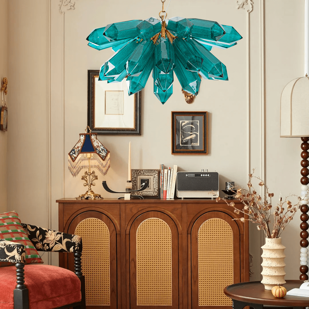 Emerald Crystal Chandelier - Zonesus