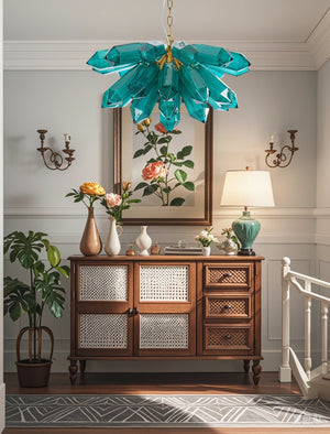 Emerald Crystal Chandelier - Zonesus
