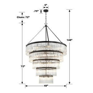 Guyton 30 Light Chandelier - Zonesus