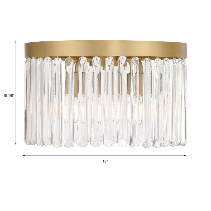 Guyton 4 Light Flush Mount - Zonesus