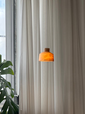 Etruscan Alabaster Pendant Lamp - Zonesus
