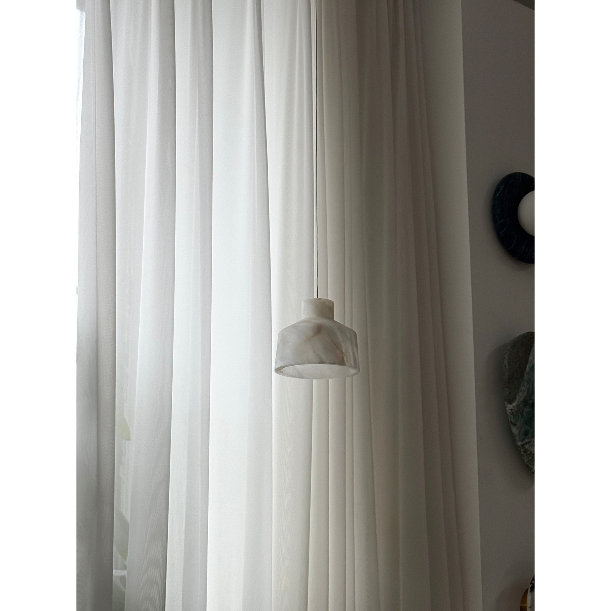 Etruscan Alabaster Pendant Lamp - Zonesus