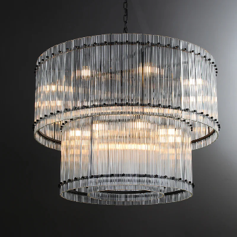 San Marcon Round Chandelier 22" 37" 48" 60" - Zonesus