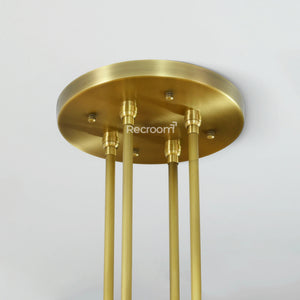 Arcachonest LED Round 2-Tier Chandelier 60" - Zonesus