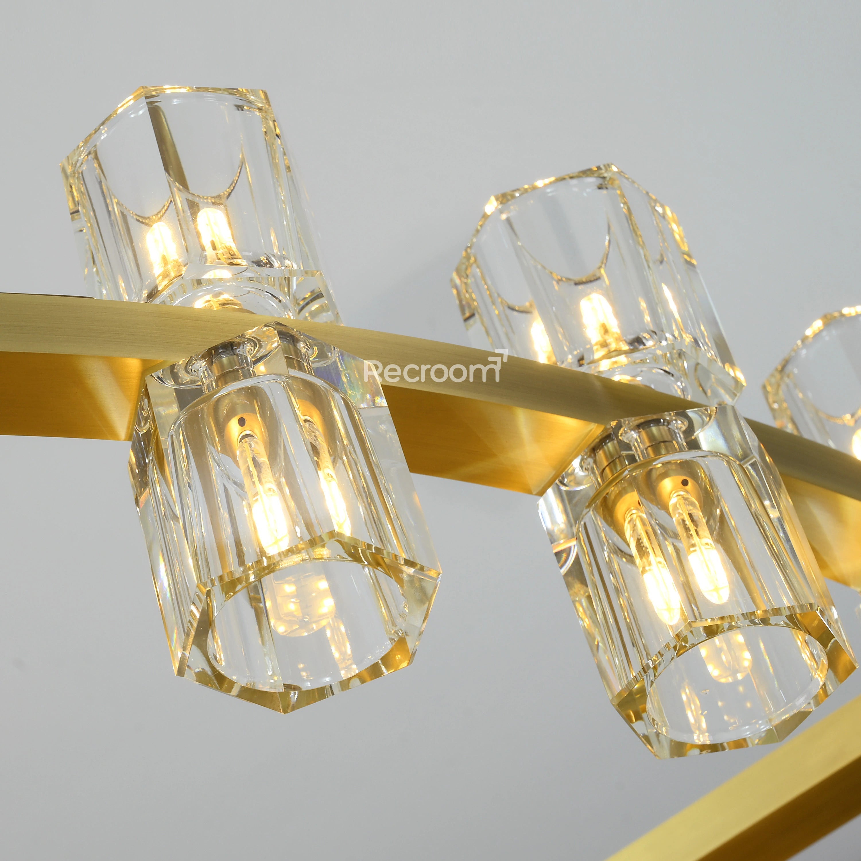 Arcachonest LED Round 2-Tier Chandelier 60" - Zonesus