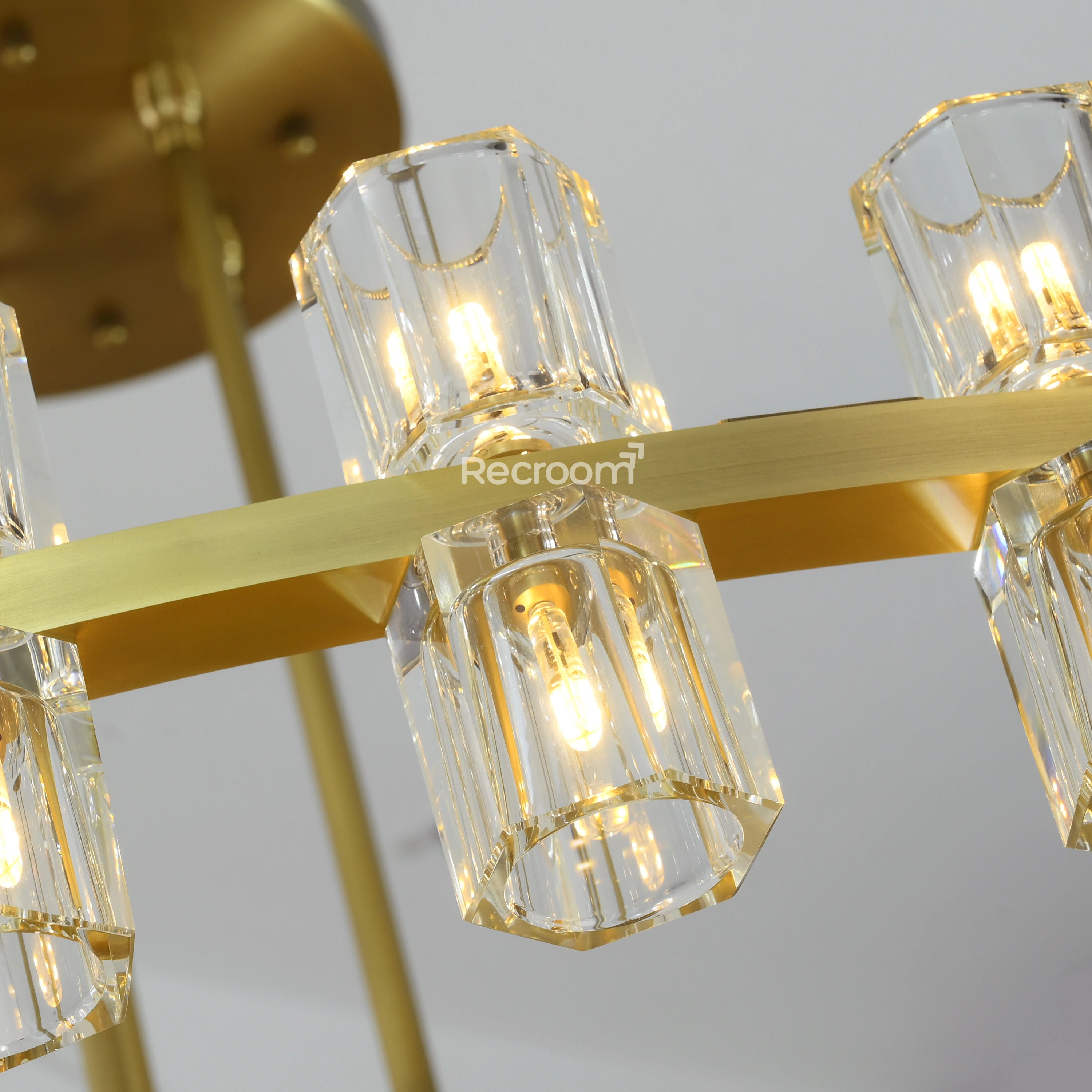 Arcachonest LED Round 2-Tier Chandelier 60" - Zonesus