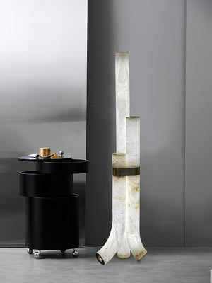 Fantasy Alabaster Floor Lamp - Zonesus