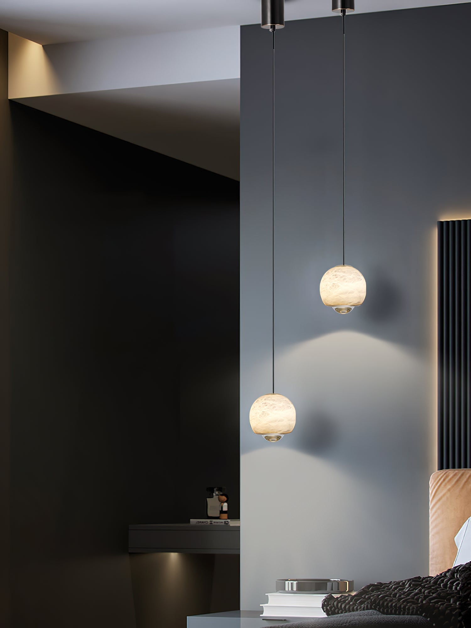 Ferox Alabaster Pendant Light - Zonesus