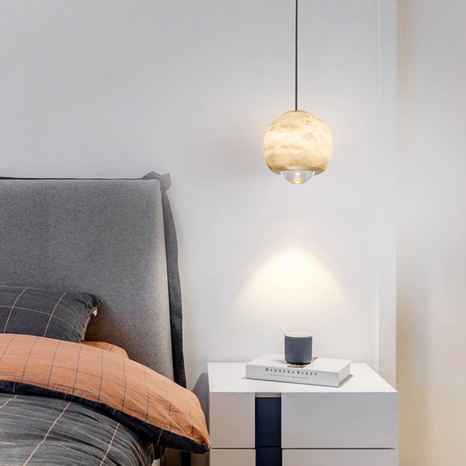 Ferox Alabaster Pendant Light - Zonesus