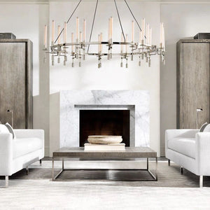 Fontanelle Round Chandelier 46" - Zonesus