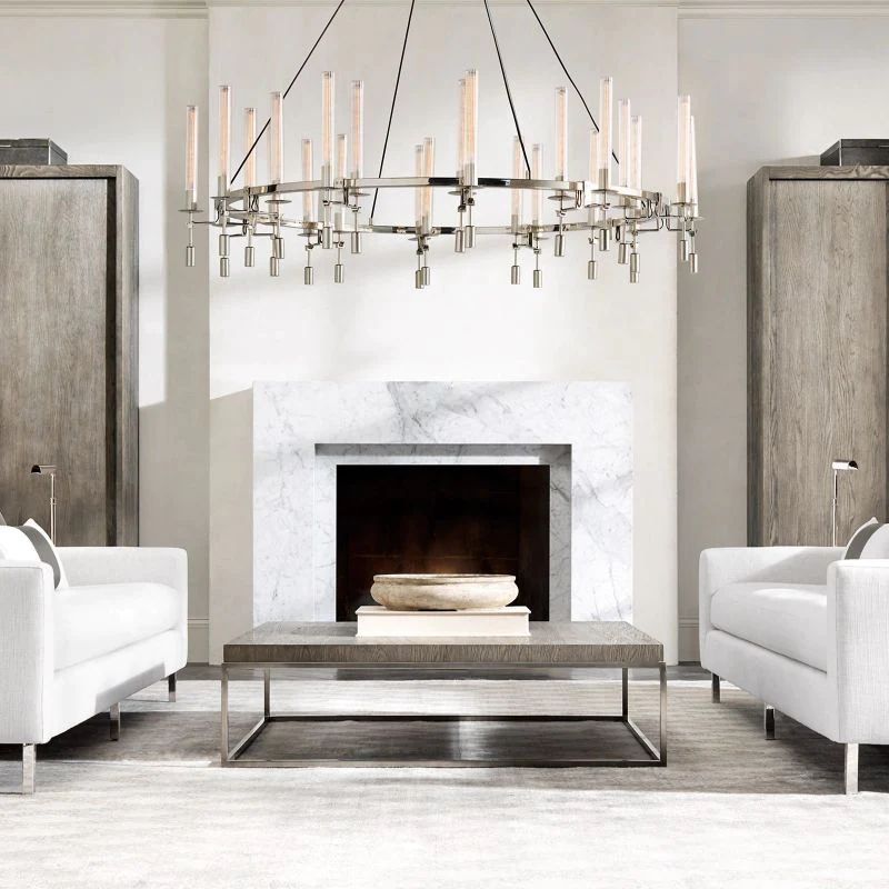 Fontanelle Round Chandelier 46" - Zonesus