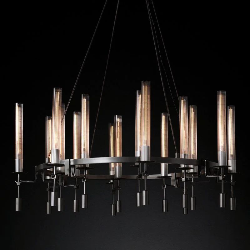Fontanelle Round Chandelier 46" - Zonesus
