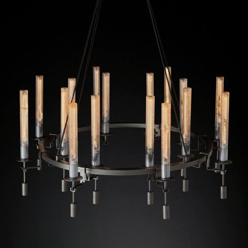 Fontanelle Round Chandelier 46" - Zonesus