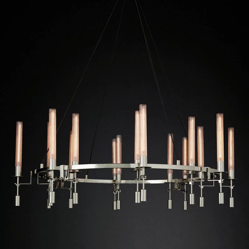 Fontanelle Round Chandelier 58" - Zonesus
