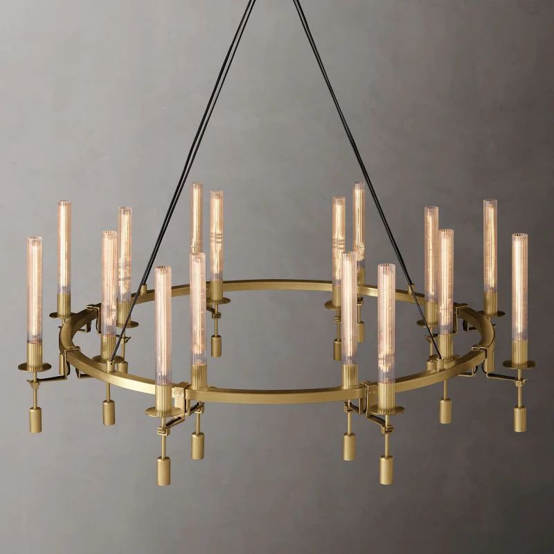 Fontanelle Round Chandelier 58" - Zonesus