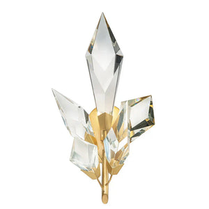 Addison Modern luxury forests 18" Crystal Wall Lamp - Zonesus
