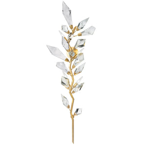 Addison 58" Gold&Silver Crystal Sconce - Zonesus