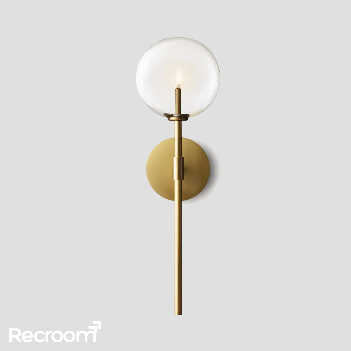 Glass Global Wall Sconce 19" 20" - Zonesus
