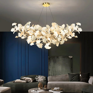 Ceramic Ginkgo B Chandelier - Zonesus
