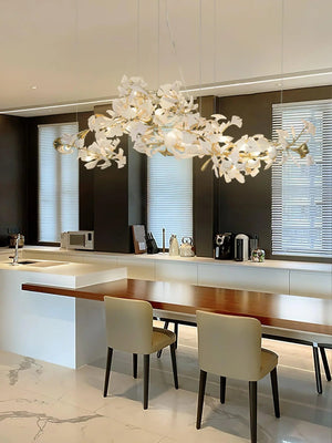 Ceramic Ginkgo B Chandelier - Zonesus