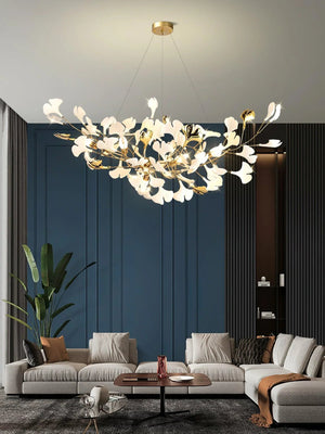 Ceramic Ginkgo B Chandelier - Zonesus