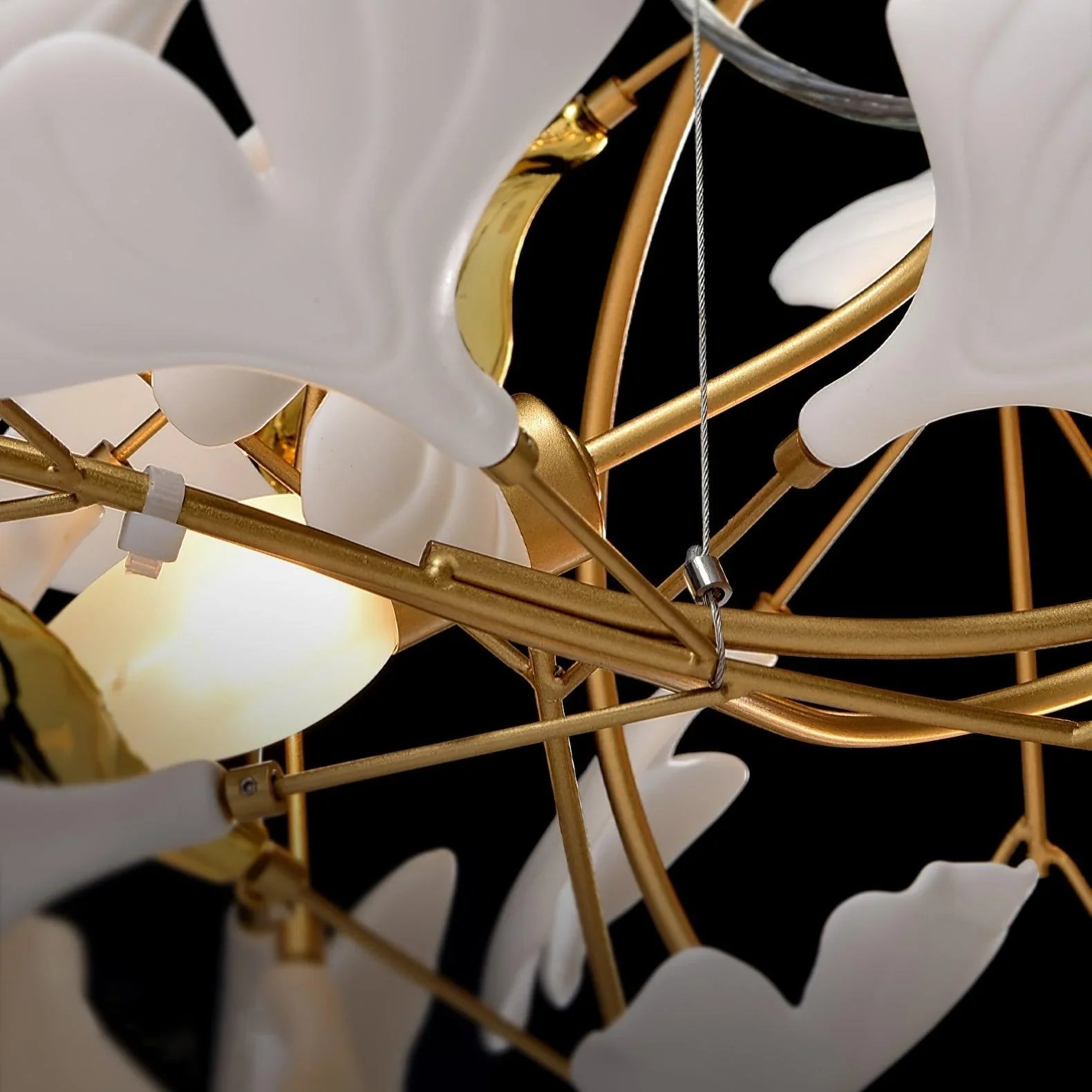 Ceramic Ginkgo B Chandelier - Zonesus