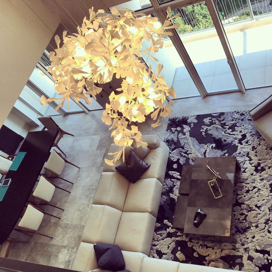 Ceramic Ginkgo B Chandelier - Zonesus