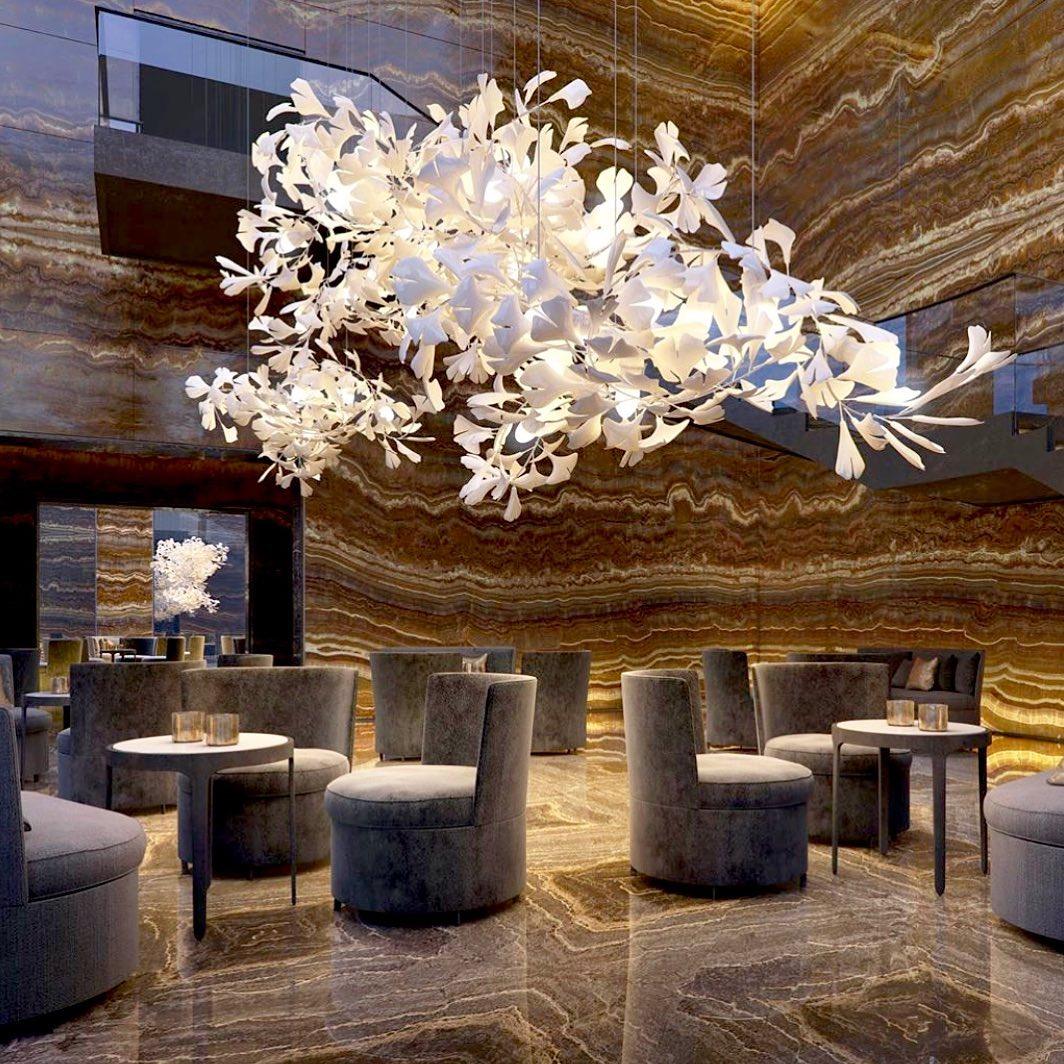 Ceramic Ginkgo B Chandelier - Zonesus