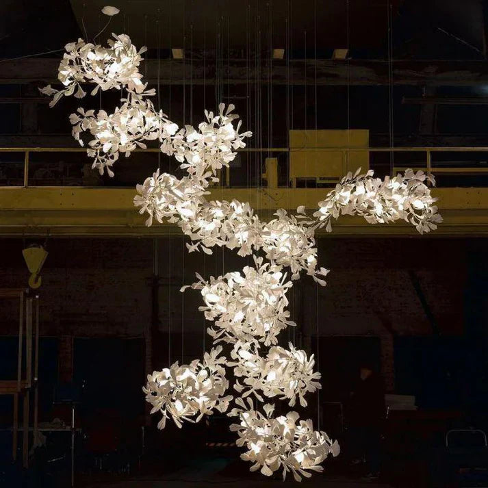Ginkgo Ceramic Combination Chandelier - Zonesus
