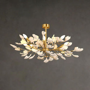 Ceramic Gingko Luxury Chandelier Style A - Zonesus