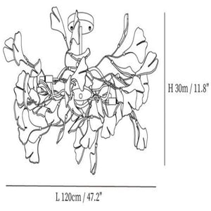Ceramic Luxury Chandelier Style B - Zonesus