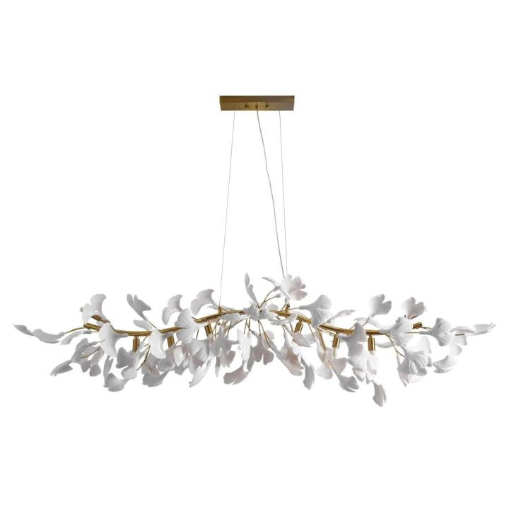 Ceramic Ginkgo Luxury Chandelier Style C - Zonesus