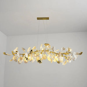 Ceramic Ginkgo Luxury Chandelier Style C - Zonesus
