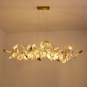 Ceramic Ginkgo Luxury Chandelier Style C - Zonesus