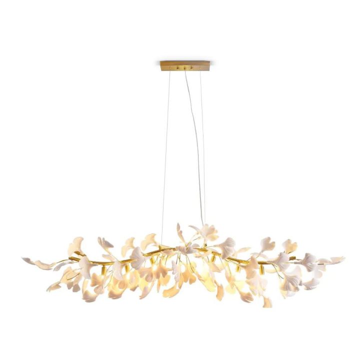 Ceramic Ginkgo Luxury Chandelier Style C - Zonesus