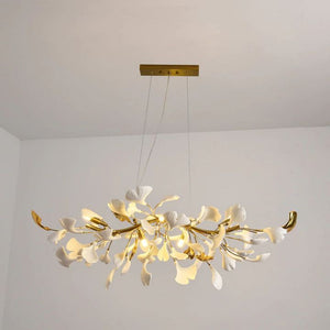 Ceramic Ginkgo Luxury Chandelier Style C - Zonesus