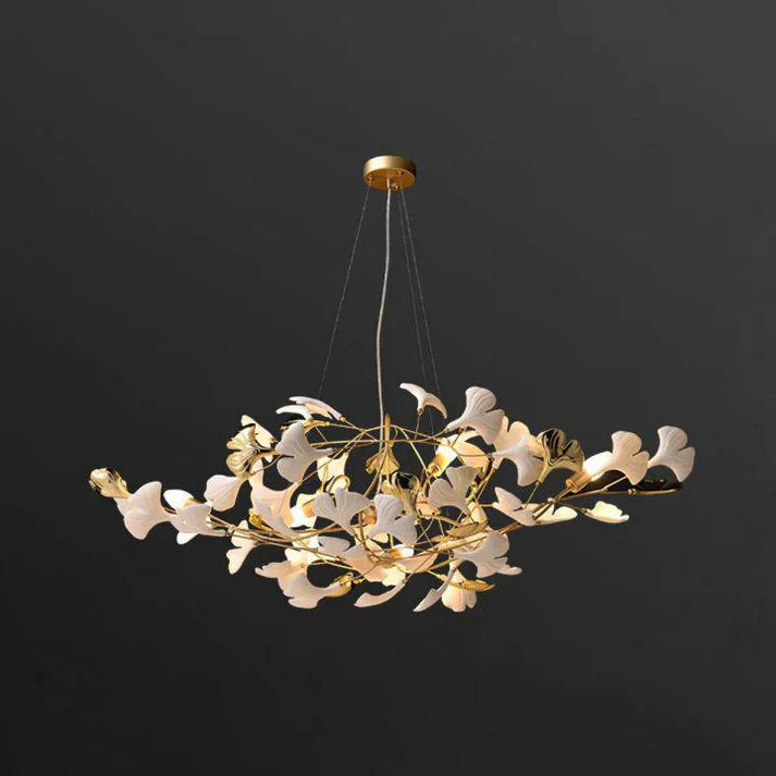 Ceramic Ginkgo Luxury Chandelier Style D - Zonesus