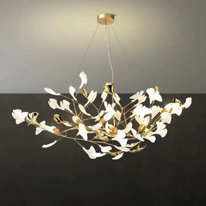 Ceramic Ginkgo Luxury Chandelier Style D - Zonesus