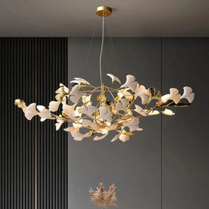 Ceramic Ginkgo Luxury Chandelier Style D - Zonesus