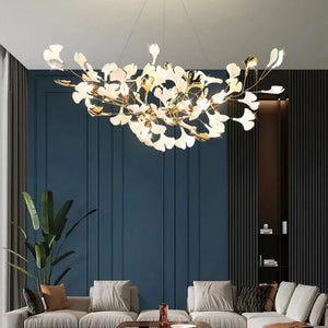 Ceramic Ginkgo Luxury Chandelier Style D - Zonesus