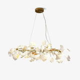 Ceramic Ginkgo Luxury Chandelier Style E - Zonesus