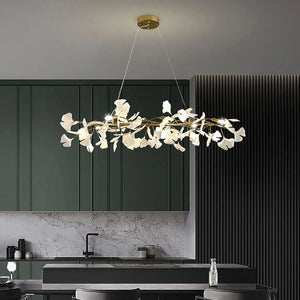 Ceramic Ginkgo Luxury Chandelier Style E - Zonesus