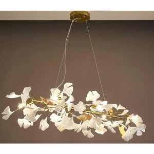 Ceramic Ginkgo Luxury Chandelier Style E - Zonesus