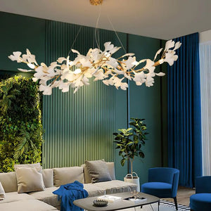 Ceramic Ginkgo Luxury Chandelier Style F - Zonesus