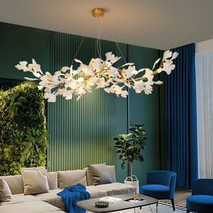 Ceramic Ginkgo Luxury Chandelier Style F - Zonesus