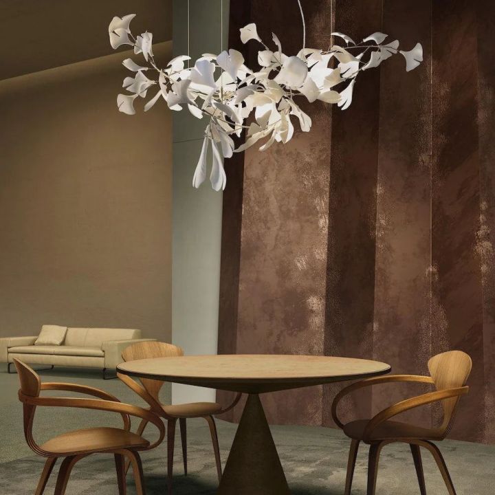 Ceramic Ginkgo Luxury Chandelier Style G - Zonesus