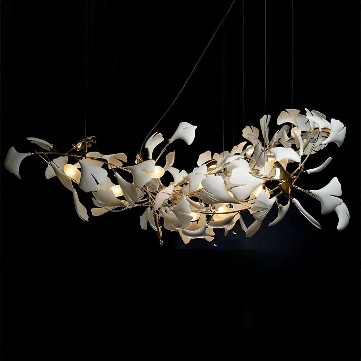 Ceramic Ginkgo Luxury Chandelier Style G - Zonesus